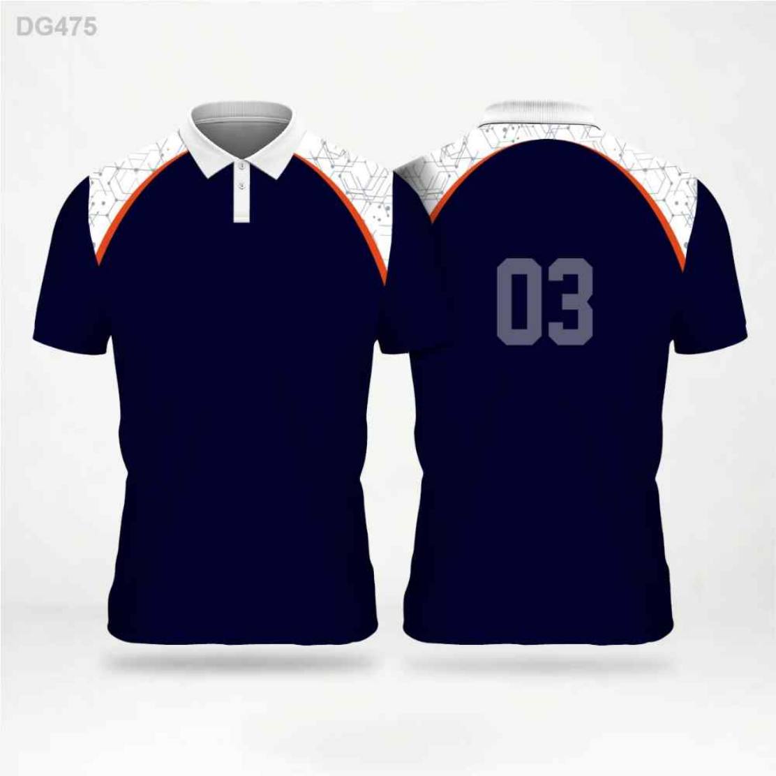 Jersey design pattern A-16 — indicative, can be produced for cricket, football or basketball