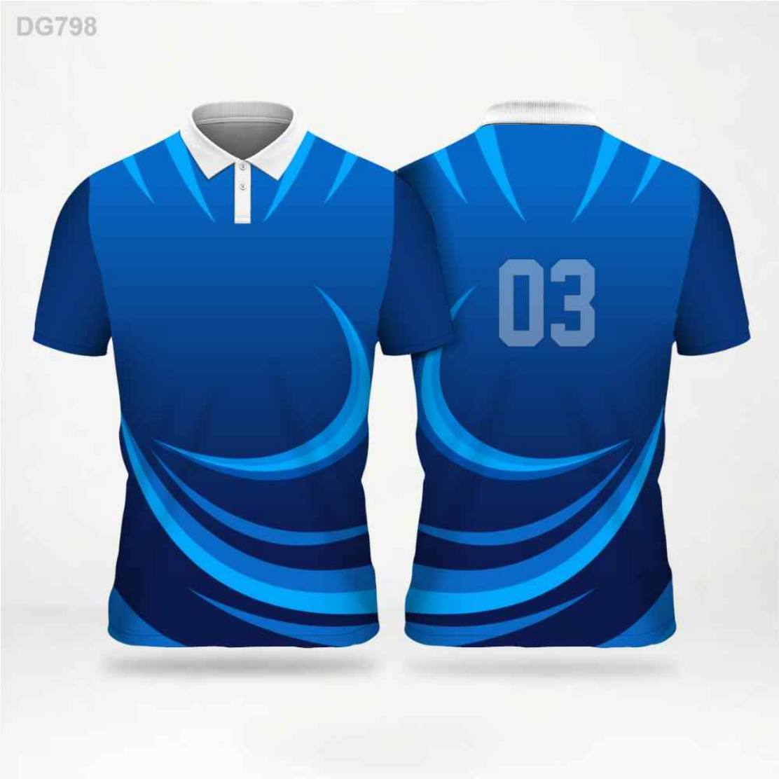 Jersey design pattern A-18 — indicative, can be produced for cricket, football or basketball