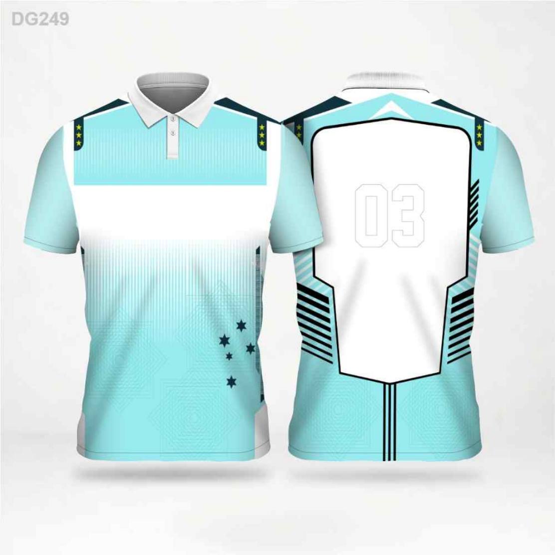 Jersey design pattern D-10 — indicative, can be produced for cricket, football or basketball
