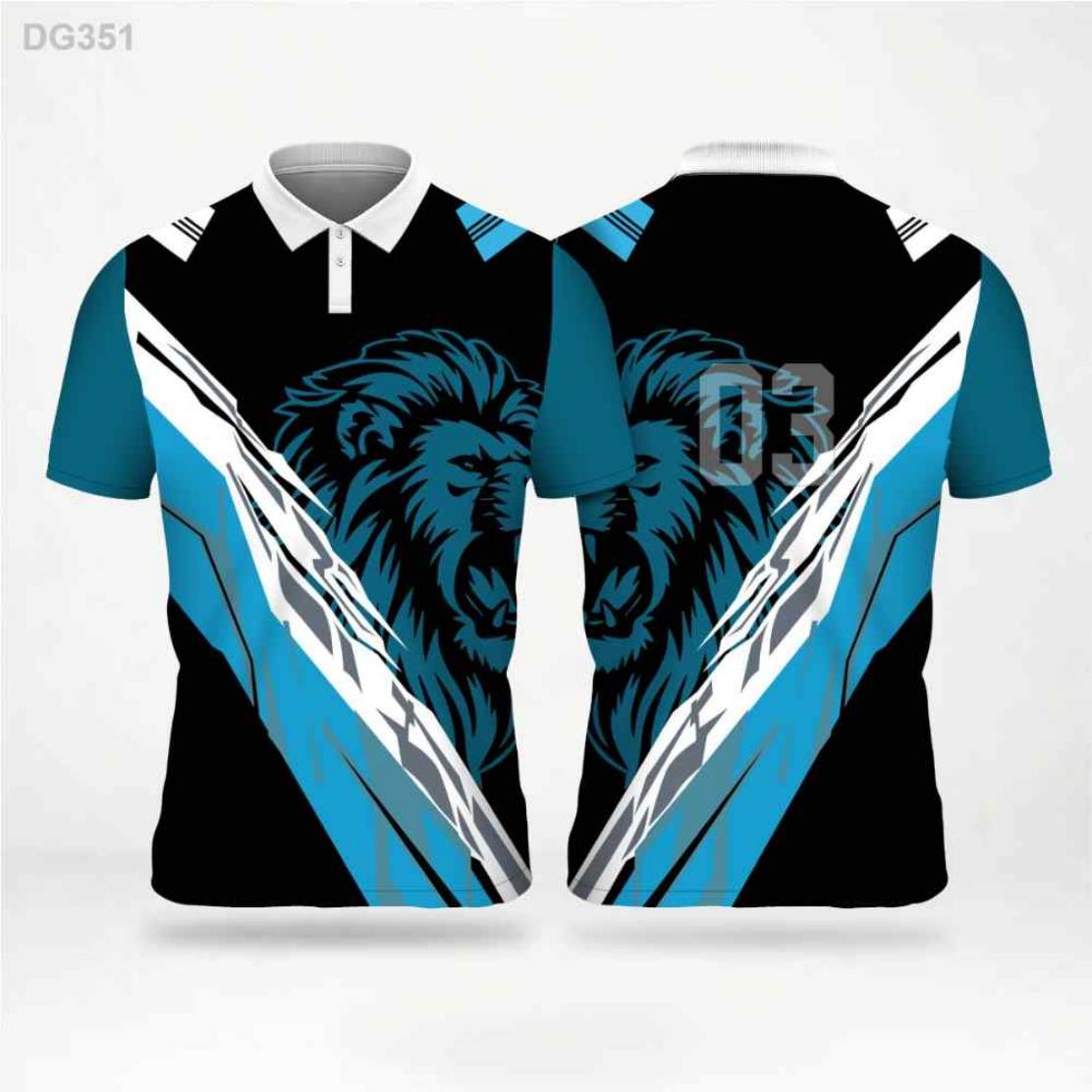 Jersey design pattern D-11 — indicative, can be produced for cricket, football or basketball