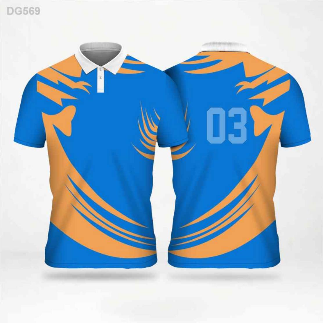 Jersey design pattern D-13 — indicative, can be produced for cricket, football or basketball