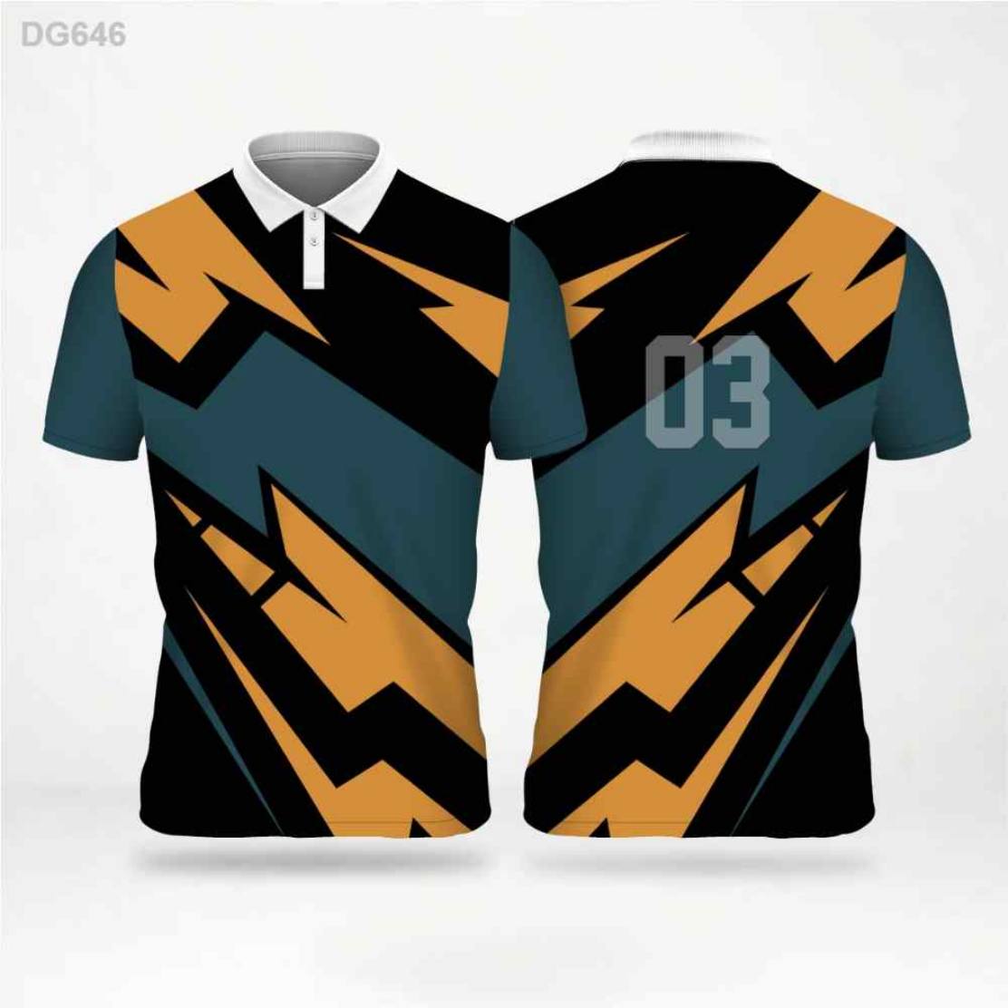 Jersey design pattern D-14 — indicative, can be produced for cricket, football or basketball