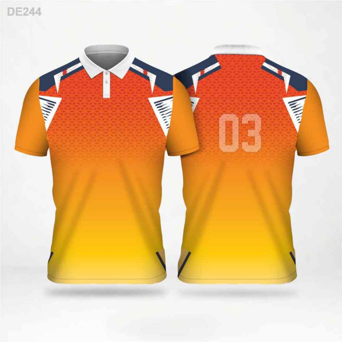 Jersey design pattern D-19 — indicative, can be produced for cricket, football or basketball