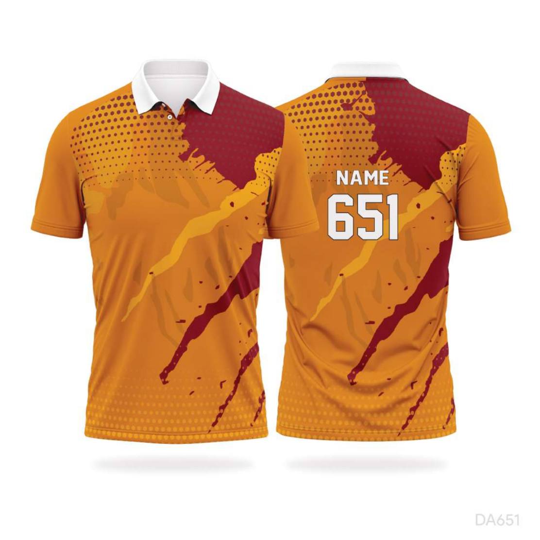 Jersey design pattern E-07 — indicative, can be produced for cricket, football or basketball
