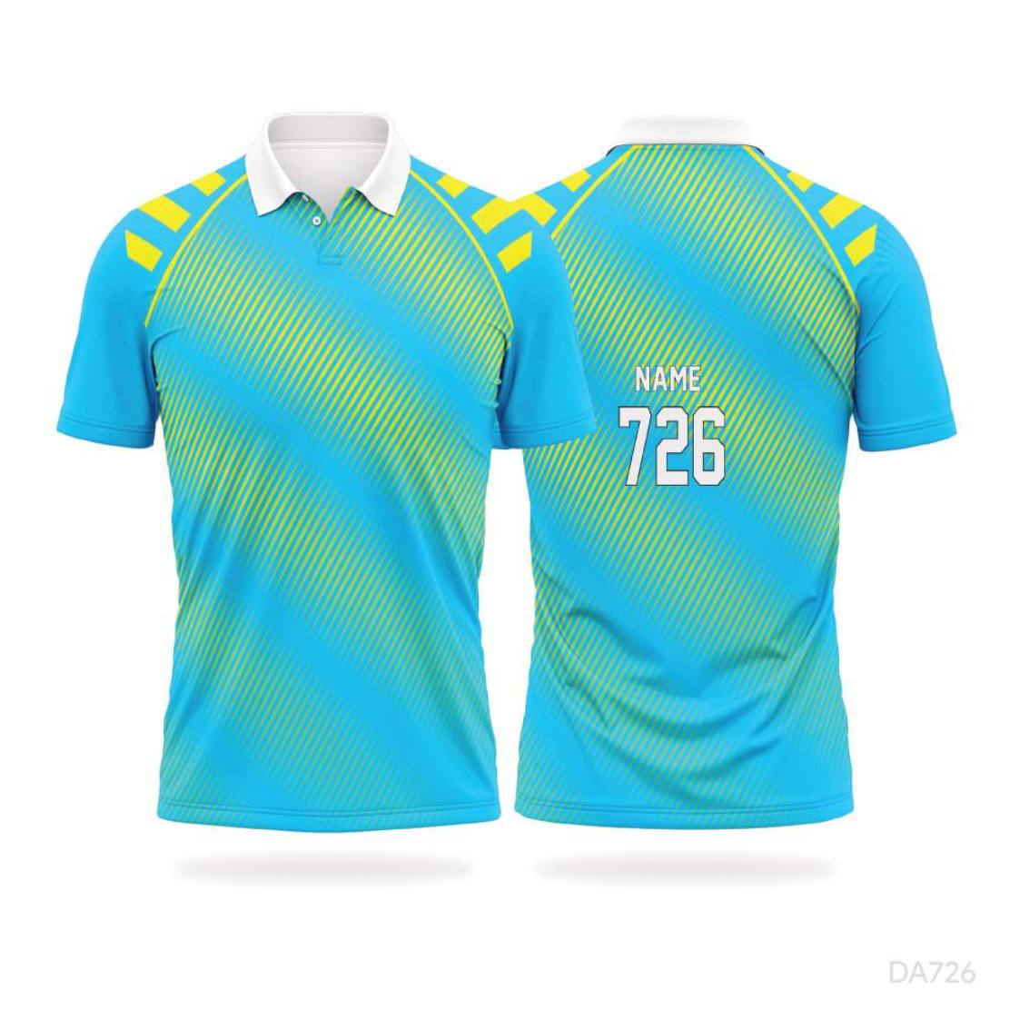 Jersey design pattern E-10 — indicative, can be produced for cricket, football or basketball