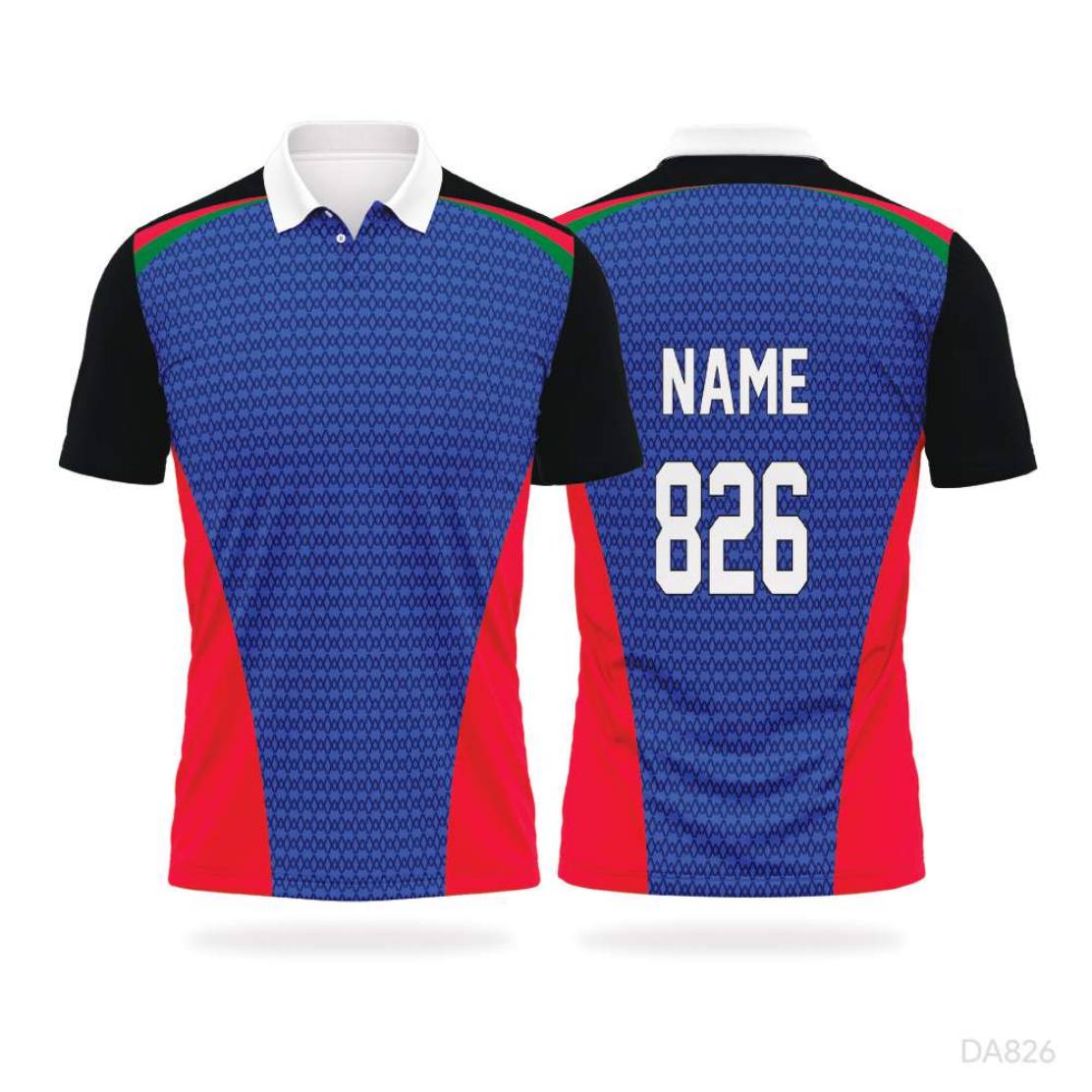 Jersey design pattern E-14 — indicative, can be produced for cricket, football or basketball