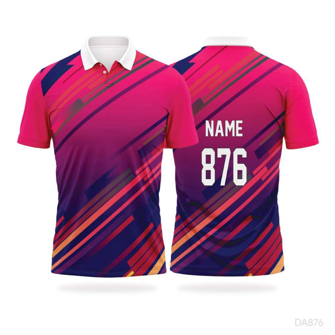 Jersey design pattern E-16 — indicative, can be produced for cricket, football or basketball