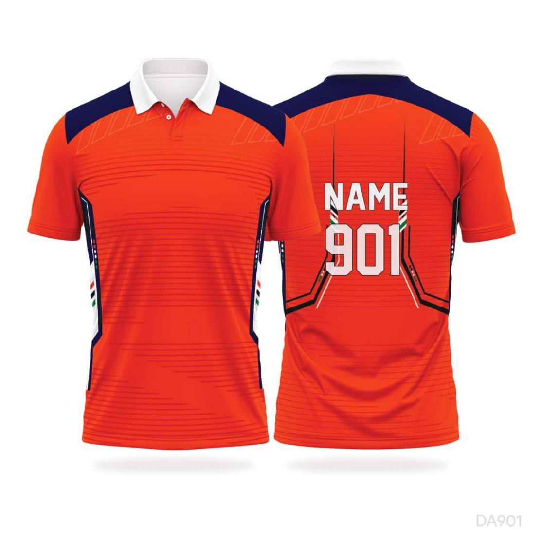 Jersey design pattern E-17 — indicative, can be produced for cricket, football or basketball