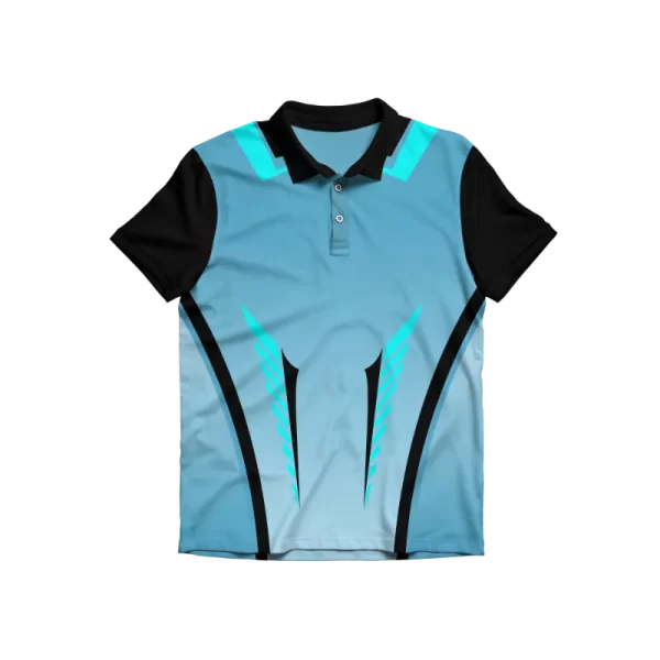 Sky Blue Athlesiure Sport Jersey front