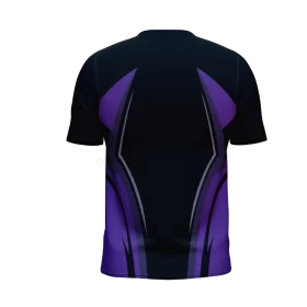 Purple Flamer Pro Football jersey back