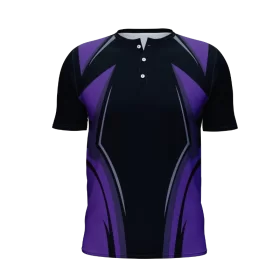 Purple Flamer Pro Football jersey front